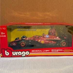 **Bburago Ferrari F1 Model Car Seasonal Livery #55 New in Box**